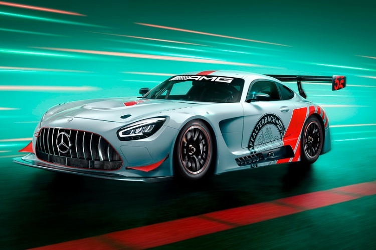 Blick auf den Mercedes-AMG GT3 EDITION 55