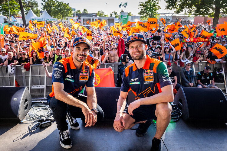 Miguel Oliveira und Brad Binder werden in Graz Autogramme geben