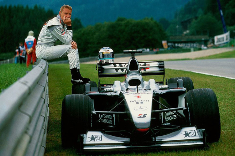 Auch Mika Häkkinen selber hatte seinen Teil von technischen Problemen