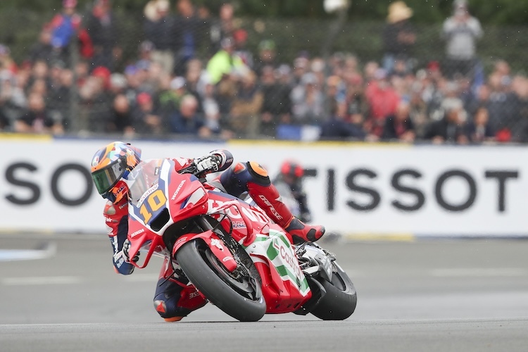 Luca Marini in Le Mans vor zwei Wochen