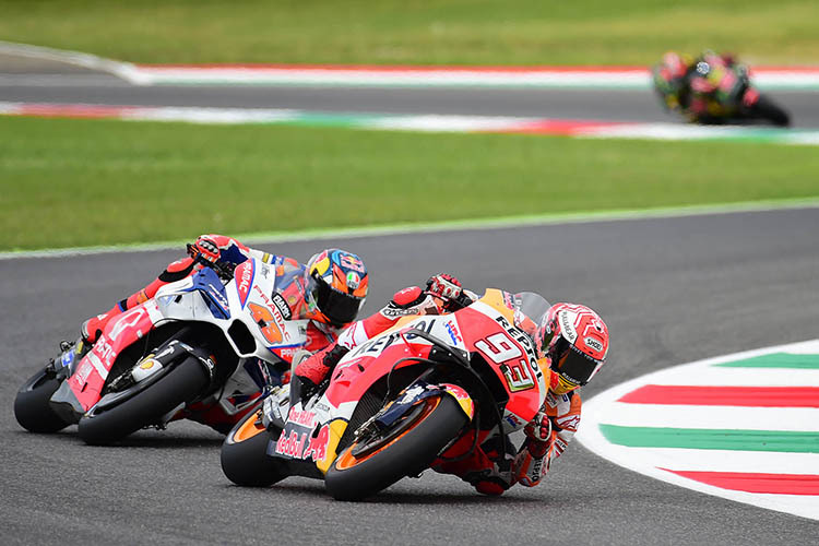 Mugello-Training: Marc Márquez vor Jack Miller