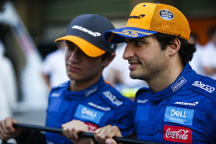 Lando Norris und Carlos Sainz