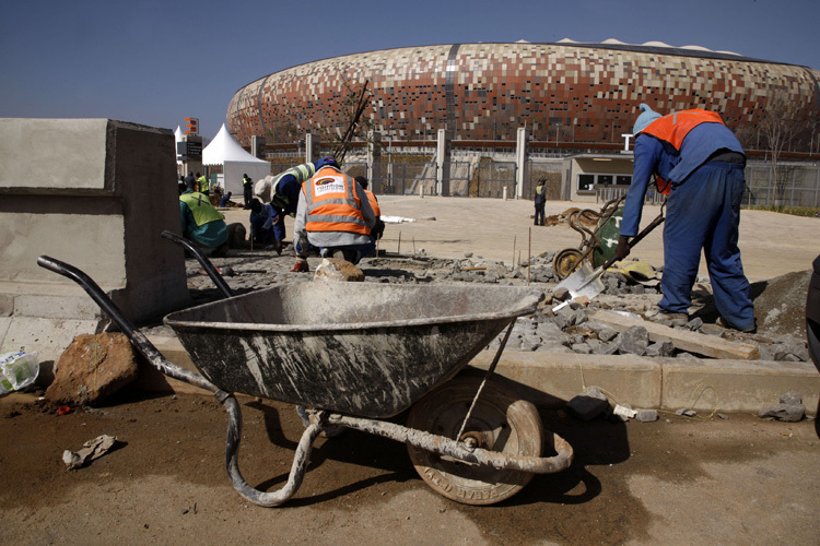 Johannesburg ist eine einzige Baustelle