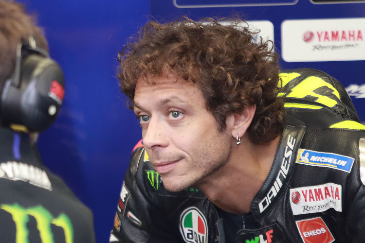 Valentino Rossi hatte am Nachmittag Zeit für die Analyse