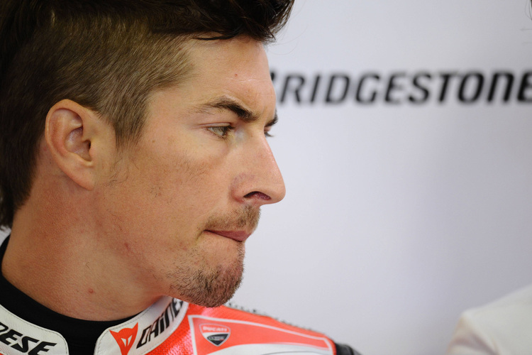 Hatte Glück: Ducati-Pilot Nicky Hayden