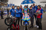 Teamchef Florian Prüstel auf dem Startplatz in Le Mans neben Jakub Kornfeil (84)