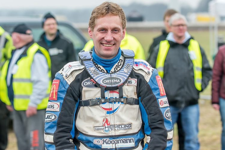 Schon beim Ostertraining in Wagenfeld strahlte Jörg Tebbe Zuversicht aus