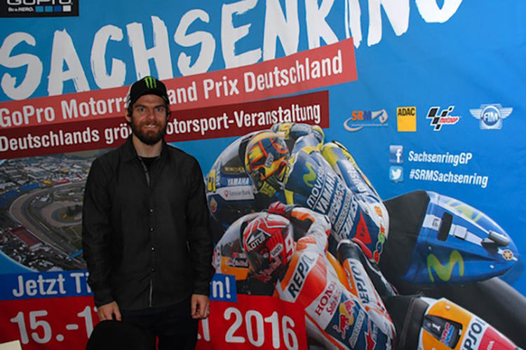 Cal Crutchlow kam als Ehrengast nach Leipzig