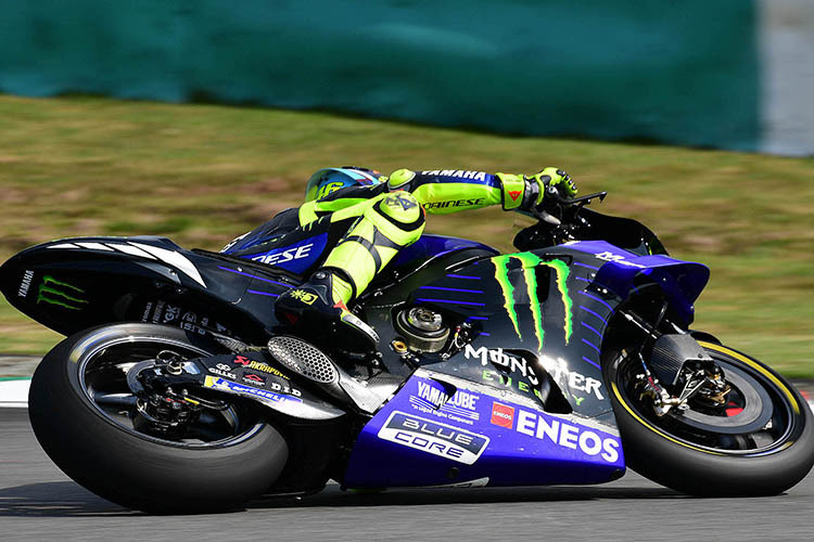 Valentino Rossi beim Test in Sepang 2020