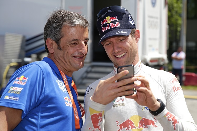 Luis Moya (li.) und Sébastien Ogier 