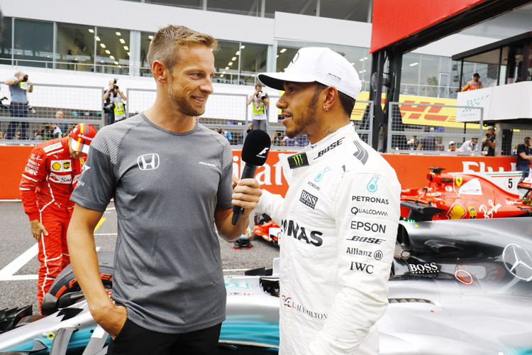 Jenson Button und Lewis Hamilton