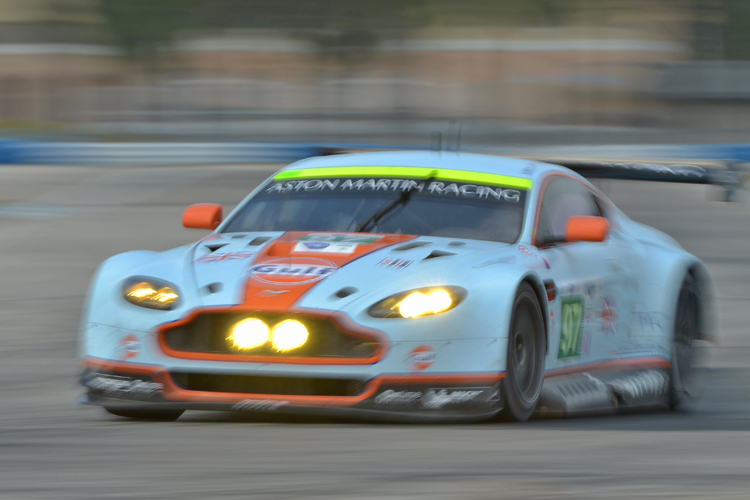 Aston Martin testet seit Montag in Sebring