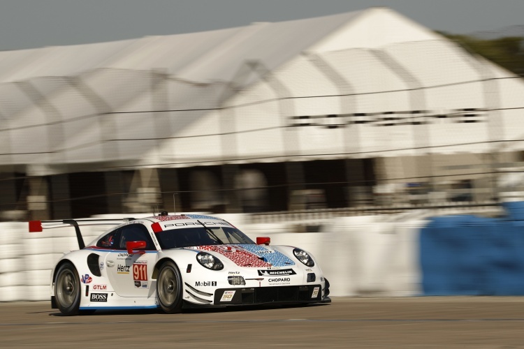 Pole-Position in der GTLM-Klasse für den Porsche 911 RSR