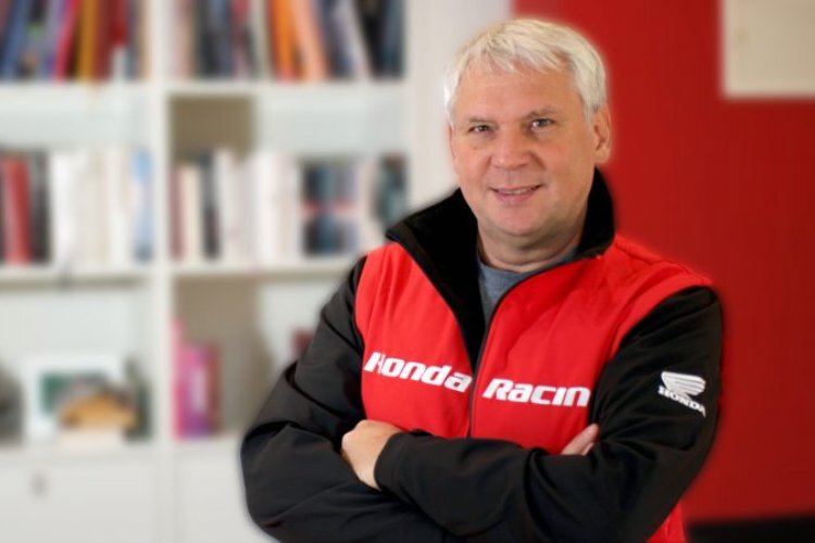 Matthias Moser freut sich über den Aufstieg in die Superbike-WM mit Honda
