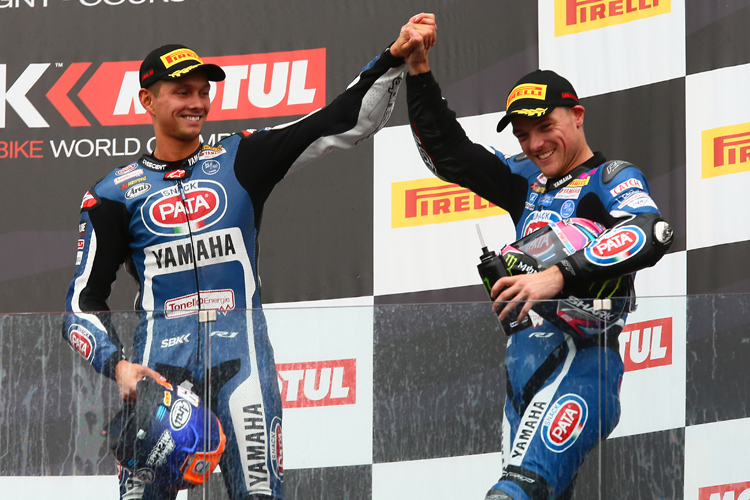 Verstehen sich gut: Michael van der Mark (li.) und Alex Lowes