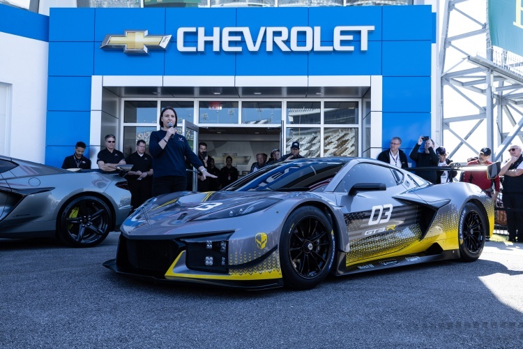 So sieht die Corvette Z06 GT3.R von vorne aus