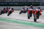 Ehrenrunde der Ducati-Stars wie Jorge Lorenzo und Andrea Dovizioso am Freitag