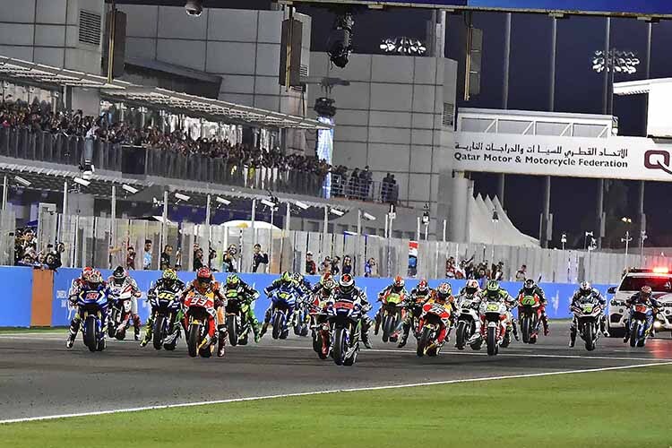 Verfolgen Sie den MotoGP-Test unter Flutlicht in Katar live