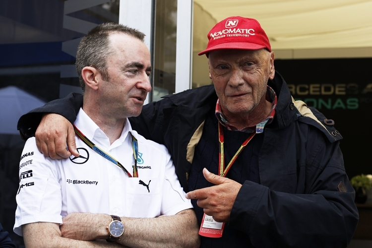 Paddy Lowe und Niki Lauda