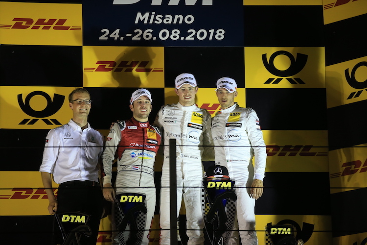 Robin Frijns, Paul di Resta und Edo Mortara