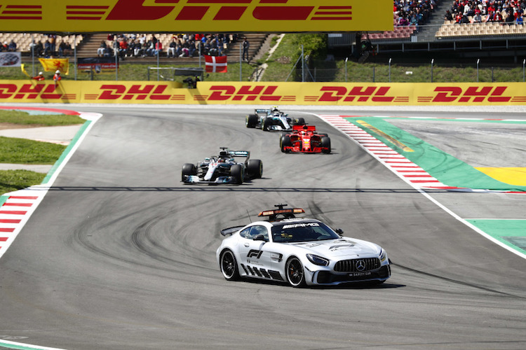 Das Safety Car in Barcelona