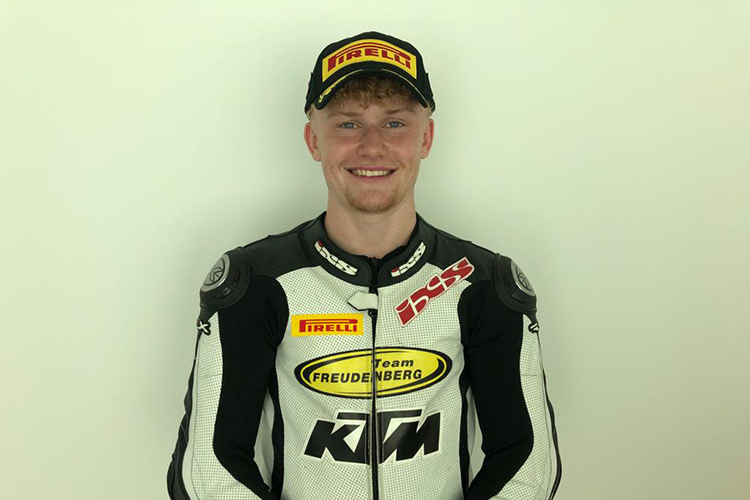 Tim Georgi beim Fototermin der Dorna