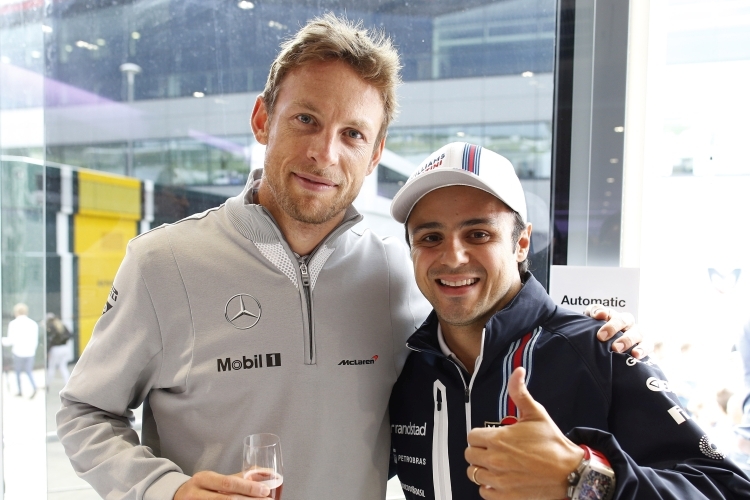 Jenson Button & Felipe Massa
