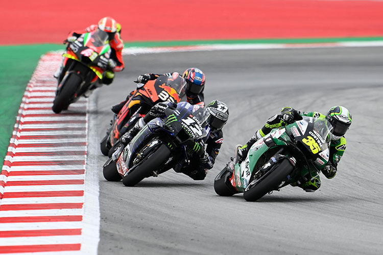 Cal Crutchlow vor Misano-Sieger Viñales, Binder und Aleix Espargaró