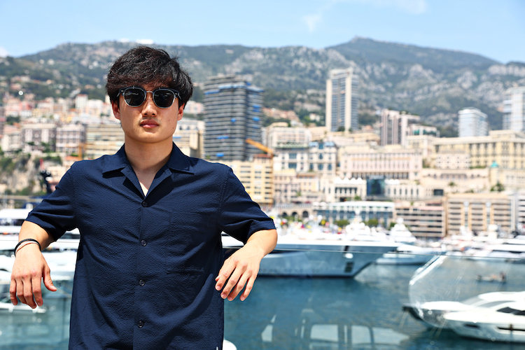 Yuki Tsunoda in Monaco