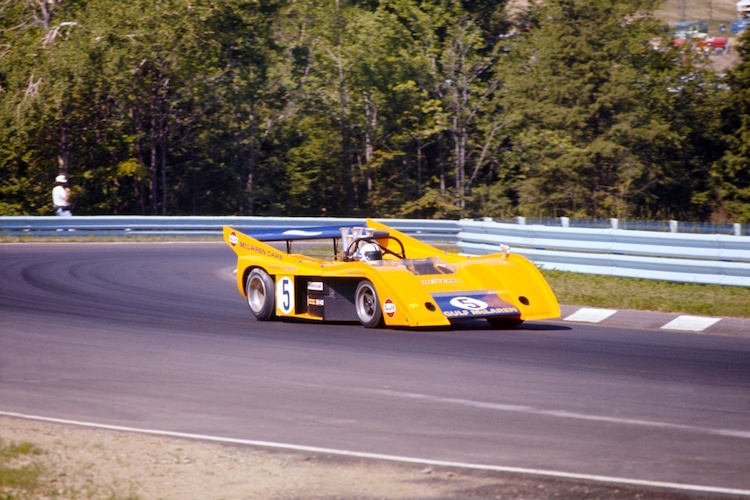 Mit dem CanAm-McLaren in Watkins Glen 1972