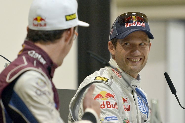 Thierry Neuville (li.) und Sébastien Ogier