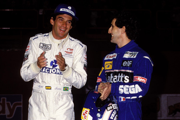 Alain Prost: ««Etwa eine Woche vor dem Unfall telefonierten wir und ich sagte Ayrton: Weisst du, es wäre lustig, wenn ich eines Tages einen Rennstall besitze und du für mich fahren würdest»