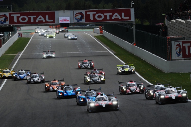 Start frei: Mit den 6 Stunden in Spa-Francorchamps will die FIA WEC im August wieder durchstarten