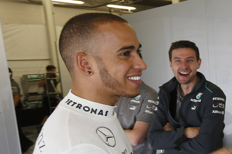 Schnellster im ersten freien Training: Lewis Hamilton