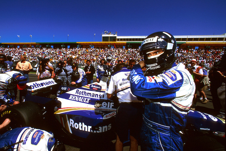 Damon Hill 1996 in Melbourne