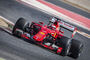 Kimi Räikkönen beim Test mit 2017er Reifen