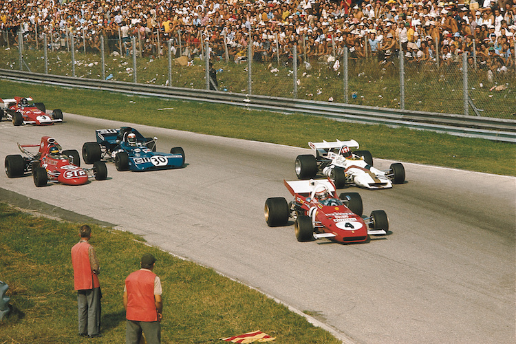 Stolz in der Schweiz: In Monza liegen Clay Regazzoni und Jo Siffert vorne