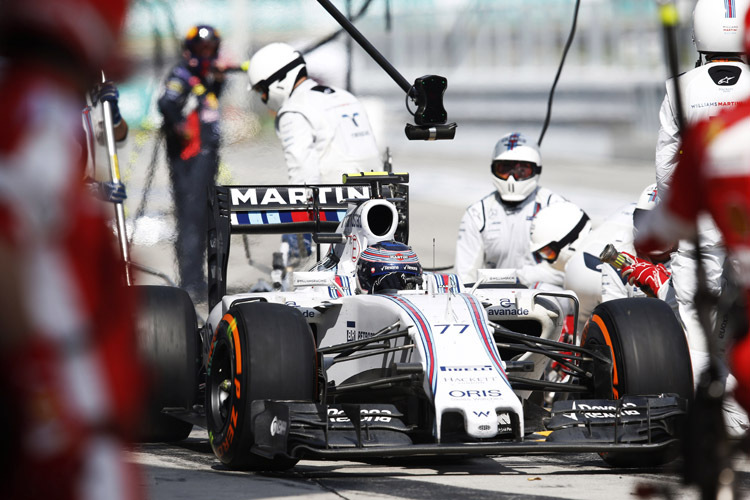 Beim Boxenstopp von Valtteri Bottas ging nichts schief