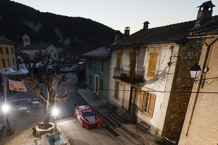 Oliver Solberg bei der Rallye Monte Carlo