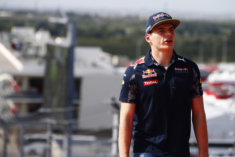 Max Verstappen musste sich in der Fahrerbesprechung von Austin viel Kritik anhören