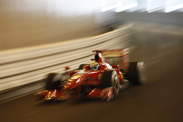 Felipe Massa im berühmten Tunnel