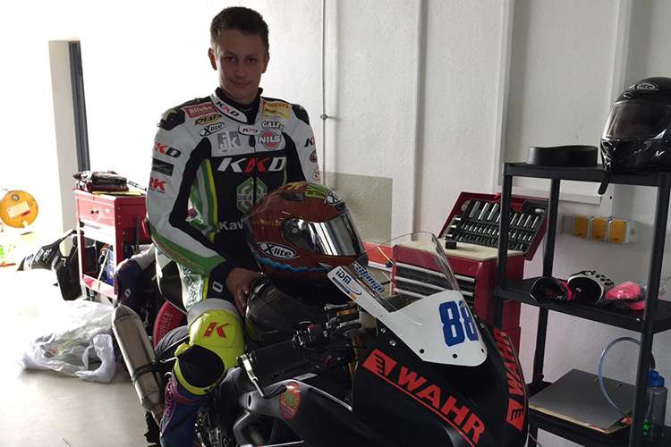 Christian Stange setzt privat eine Kawasaki ein