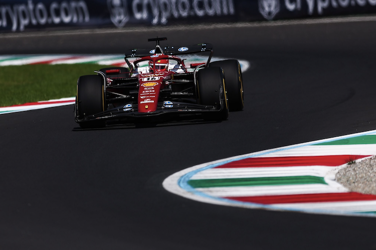 Charles Leclerc in Monza