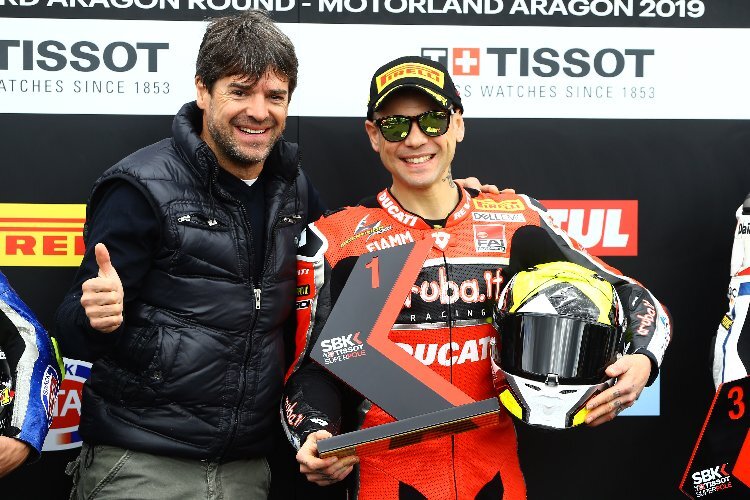 Carlos Checa und Alvaro Bautista