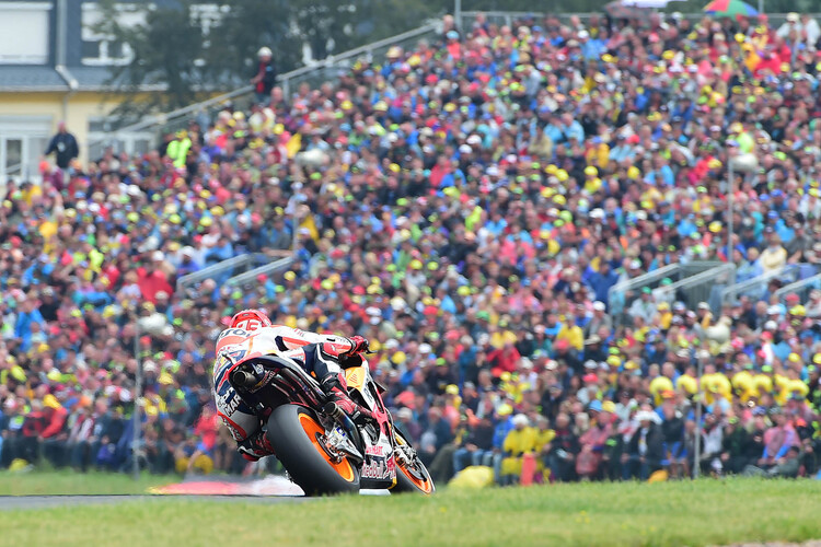 Sieger Marc Márquez auf dem Sachsenring