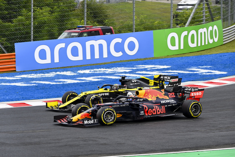 Albon gegen Ricciardo