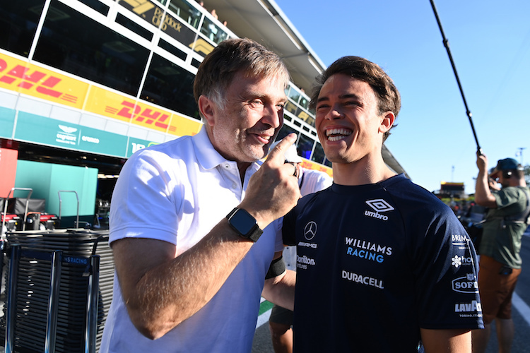 Williams-Teamchef Jost Capito und Nyck de Vries in Monza