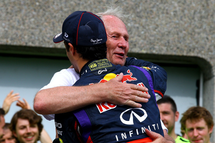 Dickes Lob für Daniel Ricciardo: Der Australier bescherte Dr. Helmut Marko im vergangenen Jahr drei GP-Siege – und damit viel Freude