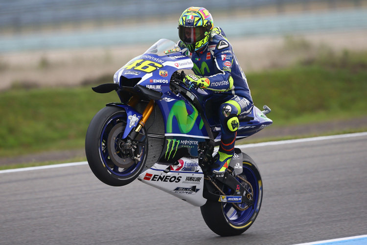 Valentino Rossi feierte Platz 2