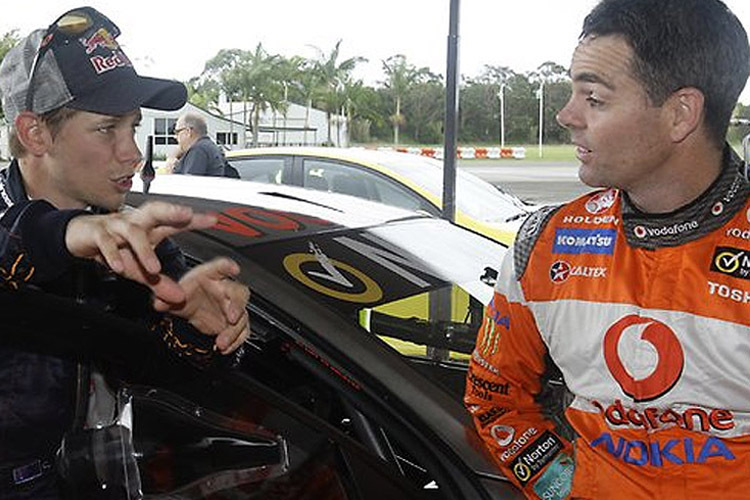 Casey Stoner und Jamie Whincup